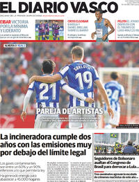 Portada El Diario Vasco 2023-01-09