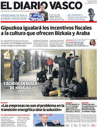 Portada El Diario Vasco 2023-02-11