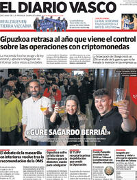 Portada El Diario Vasco 2023-01-12