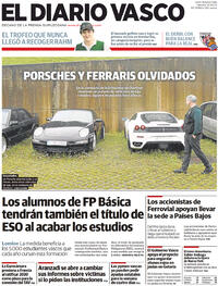 Portada El Diario Vasco 2023-04-14