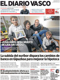 Portada El Diario Vasco 2023-02-15