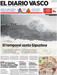 Portada El Diario Vasco 2023-01-17