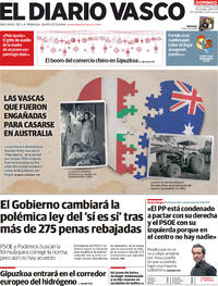 Portada El Diario Vasco 2023-01-29