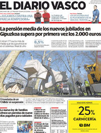 Portada El Diario Vasco 2023-03-29