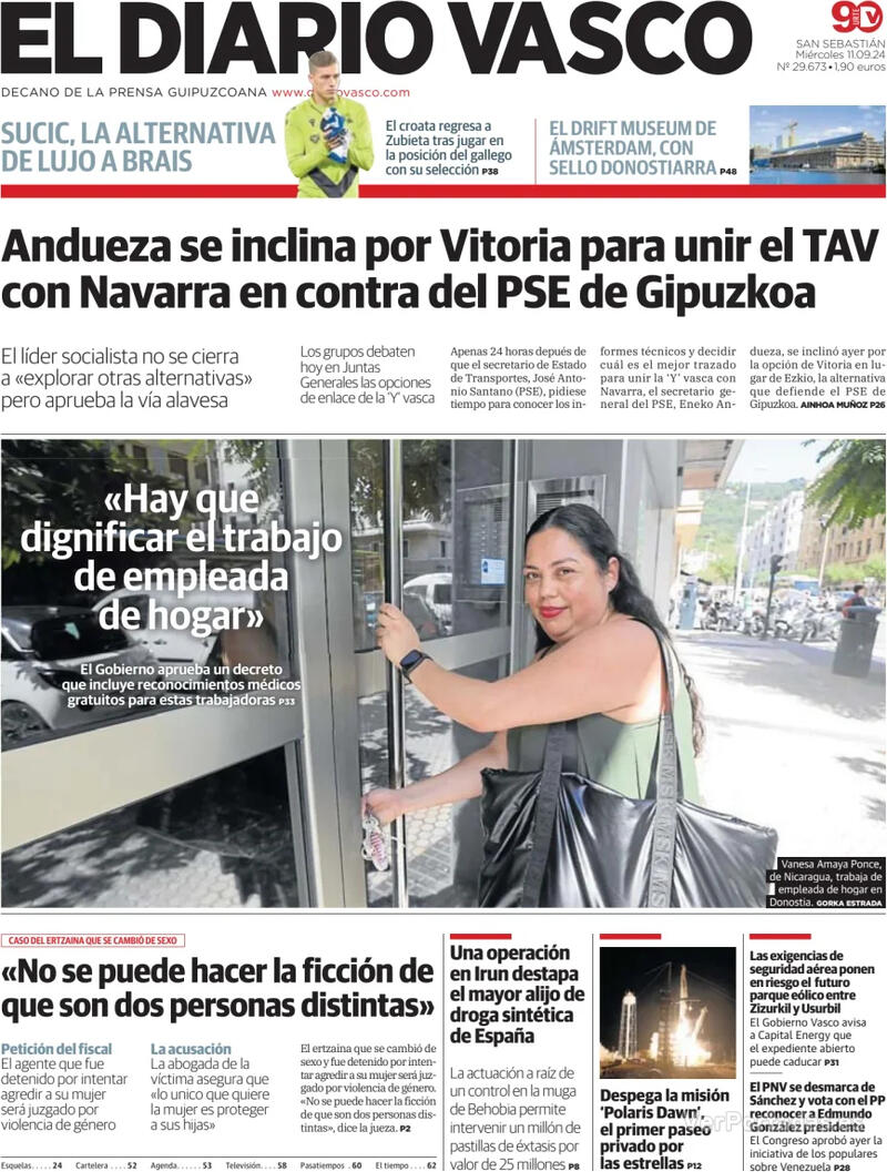 Portada La Verdad 2024-09-11