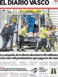 Portada El Diario Vasco 2024-04-05