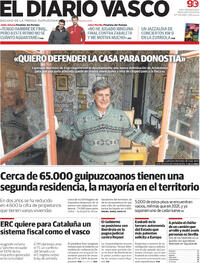 Portada El Diario Vasco 2024-03-20