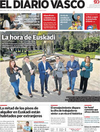 Portada El Diario Vasco 2024-03-31