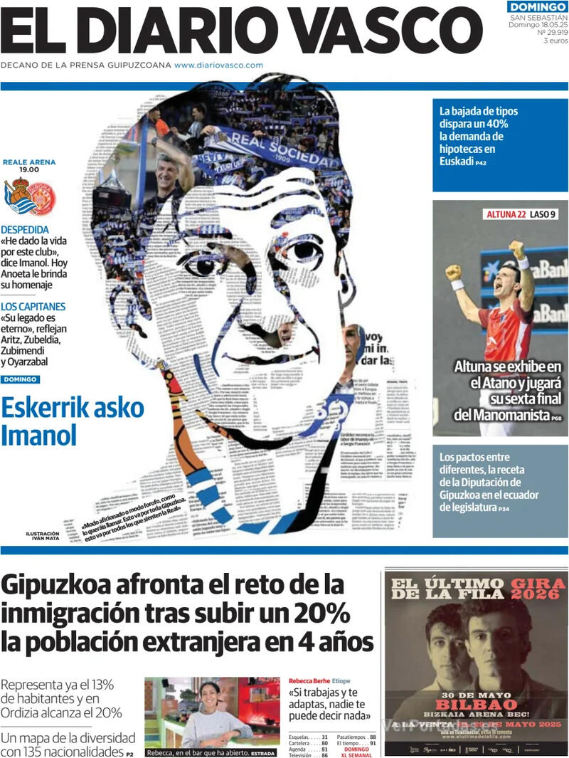 Portada La Verdad 2025-05-18
