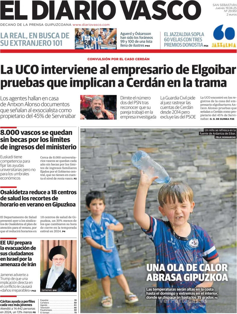 Portada La Verdad 2025-06-19