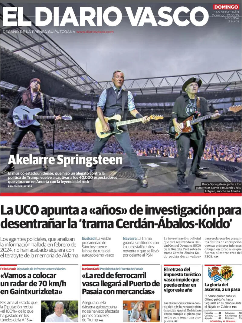 Portada La Verdad 2025-06-22