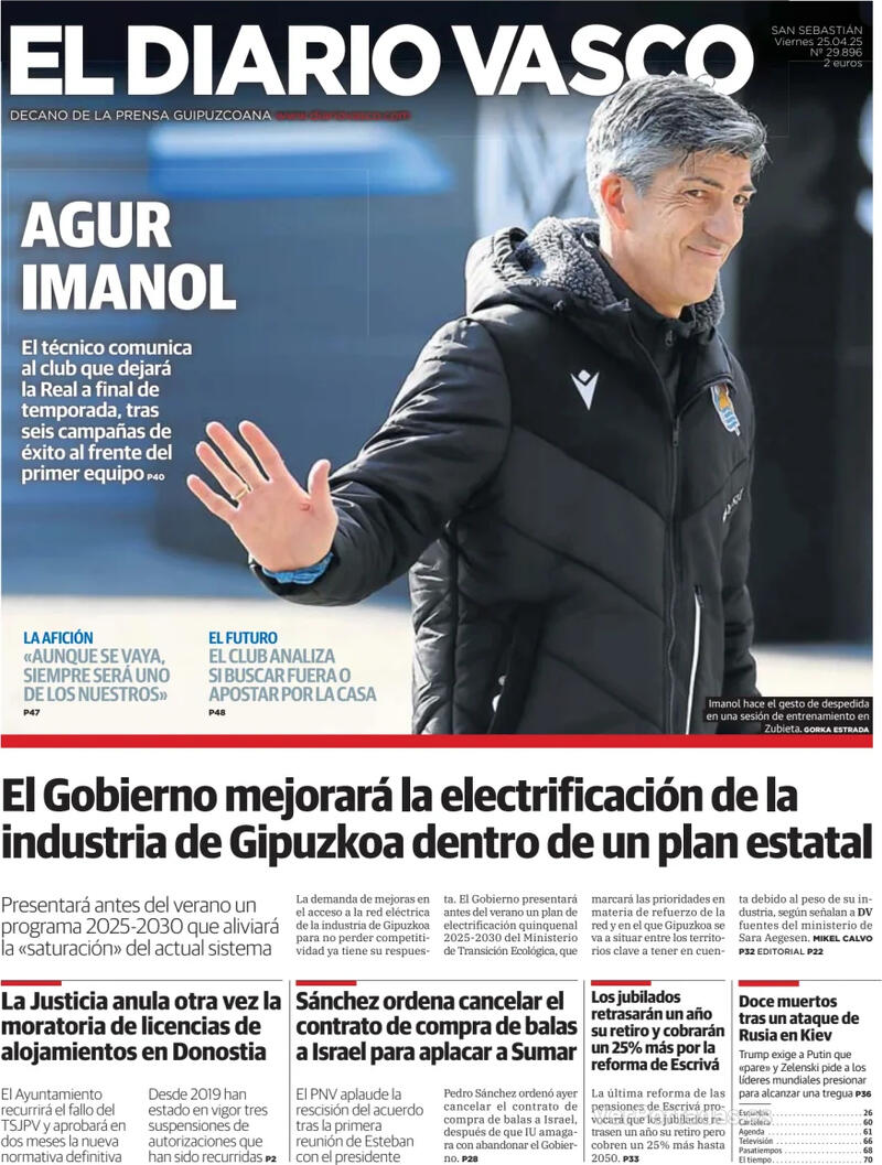 Portada La Verdad 2025-04-25