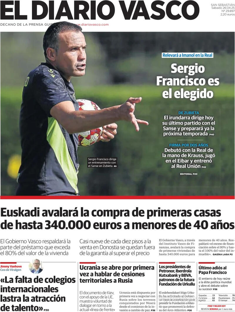Portada La Verdad 2025-04-26