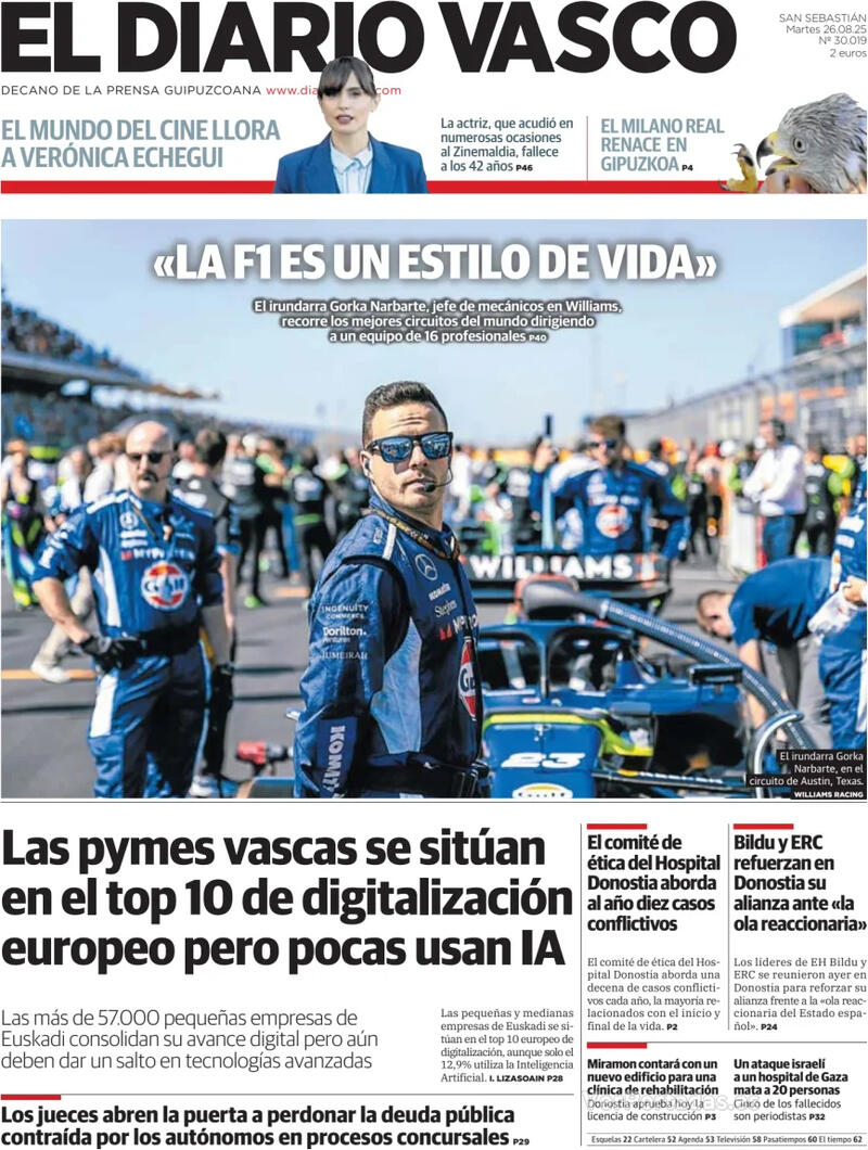 Portada La Verdad 2025-08-26