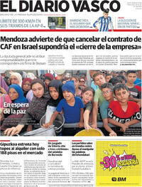 Portada El Diario Vasco 2025-10-01