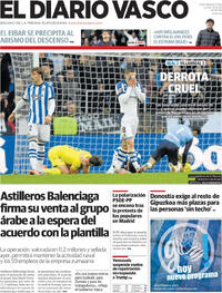 Portada El Diario Vasco 2025-12-01