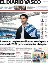 Portada El Diario Vasco 2025-09-02