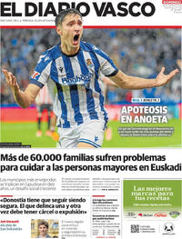 Portada El Diario Vasco 2025-11-02