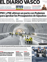 Portada El Diario Vasco 2025-12-02