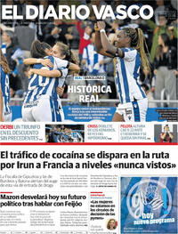 Portada El Diario Vasco 2025-11-03