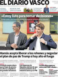 Portada El Diario Vasco 2025-10-04