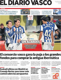 Portada El Diario Vasco 2025-12-04