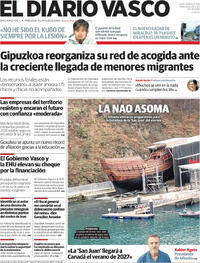 Portada El Diario Vasco 2025-11-05