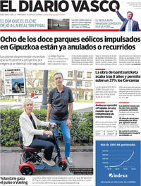 Portada El Diario Vasco 2025-11-06