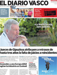 Portada El Diario Vasco 2025-09-07
