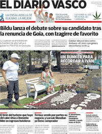 Portada El Diario Vasco 2025-10-08