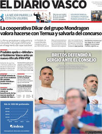 Portada El Diario Vasco 2025-10-09