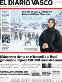 Portada El Diario Vasco 2025-09-10