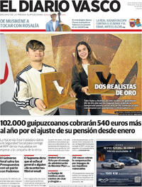 Portada El Diario Vasco 2025-12-10
