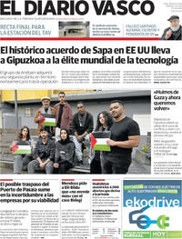 Portada El Diario Vasco 2025-10-11