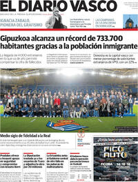 Portada El Diario Vasco 2025-11-12