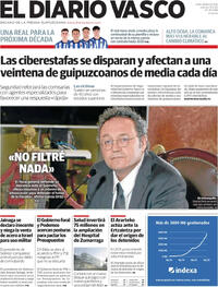 Portada El Diario Vasco 2025-11-13