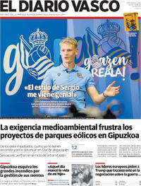 Portada El Diario Vasco 2025-08-14