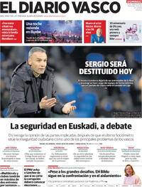 Portada El Diario Vasco 2025-12-14
