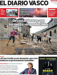Portada El Diario Vasco 2025-06-15
