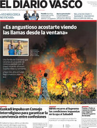 Portada El Diario Vasco 2025-08-15