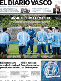 Portada El Diario Vasco 2025-12-15