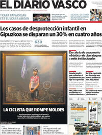 Portada periódico El Diario Vasco