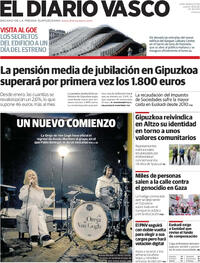 Portada El Diario Vasco 2025-10-16