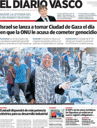 Portada El Diario Vasco 2025-09-17