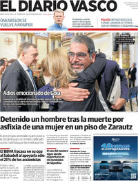 Portada El Diario Vasco 2025-10-17