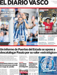Portada El Diario Vasco 2025-11-17