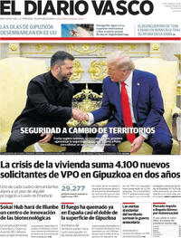 Portada El Diario Vasco 2025-08-19