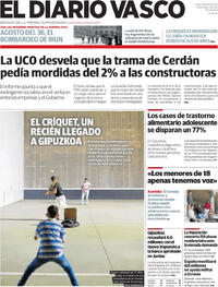Portada El Diario Vasco 2025-11-19