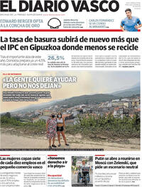 Portada El Diario Vasco 2025-08-20