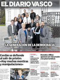 Portada El Diario Vasco 2025-11-20